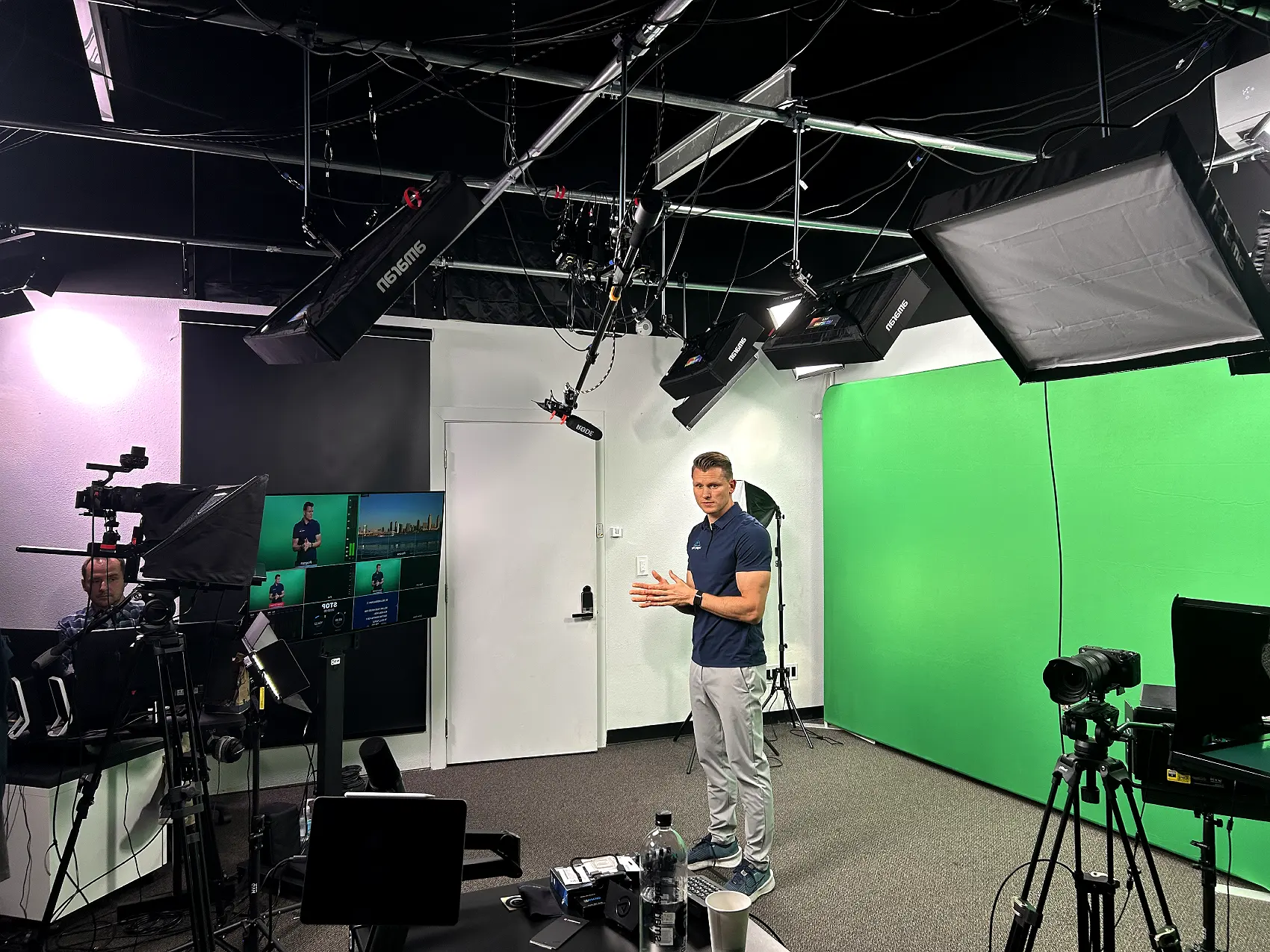 Filming Commercial Photo Left